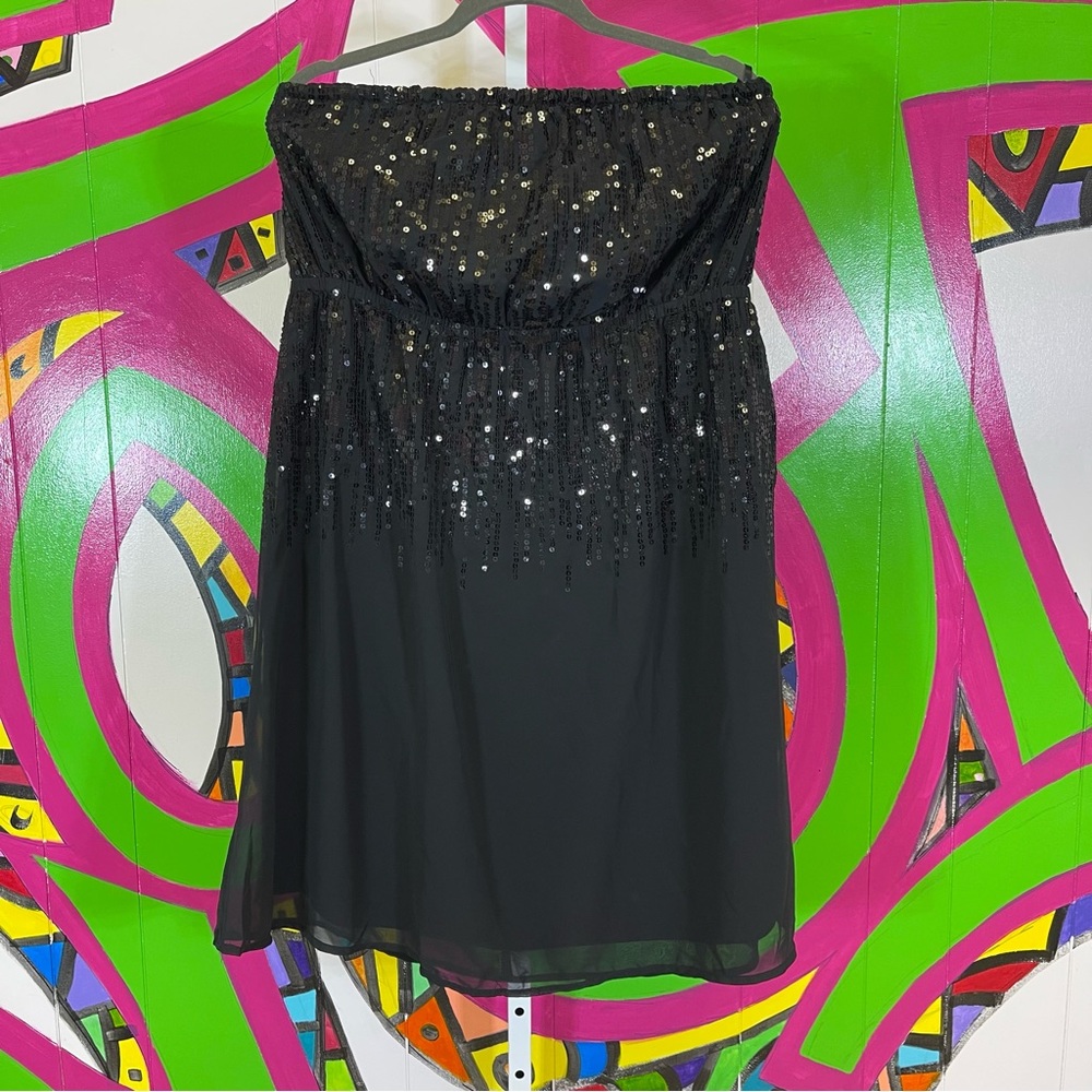 Lane Bryant Glitzy Strapless Dress 14/16